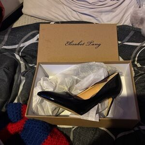 Amazon Black Patent Leather Heels